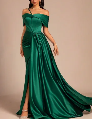 Rochie lunga Smilprince, verde