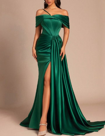 Rochie lunga Smilprince, verde