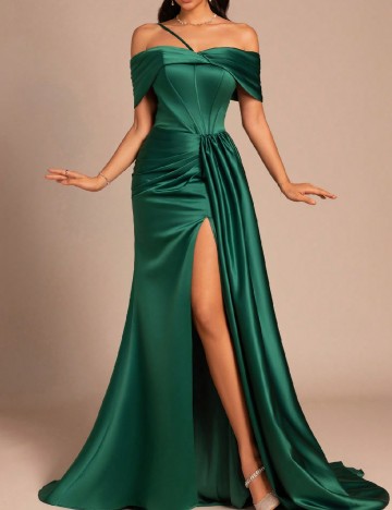 Rochie lunga Smilprince, verde
