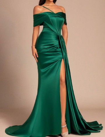 Rochie lunga Smilprince, verde
