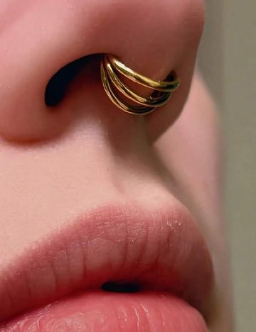 Piercing SHEIN, auriu