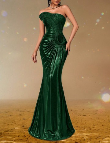 Rochie lunga SHEIN, verde
