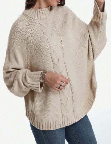 Pulover SHEIN CURVE, crem