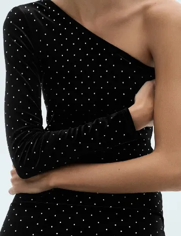 Rochie scurta Mango, negru