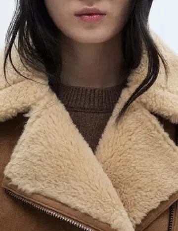 Jacheta Oversize Mango, maro