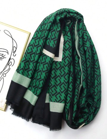 Esarfa SHEIN, verde