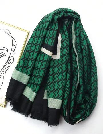 Esarfa SHEIN, verde