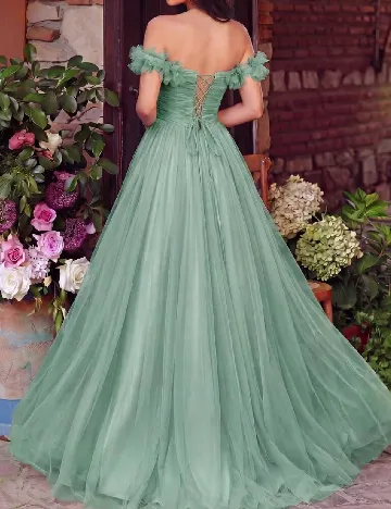 Rochie lunga Faeriesty, verde