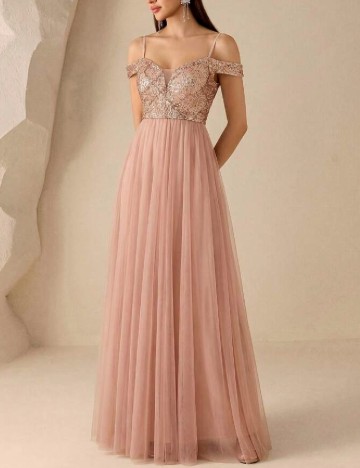 Rochie lunga SHEIN, roz