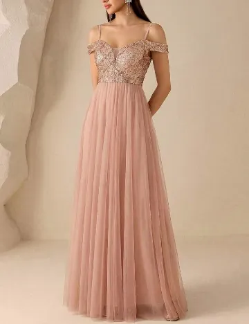 Rochie lunga SHEIN, roz