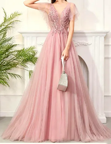 Rochie lunga SHEIN, roz