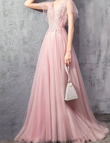 Rochie lunga SHEIN, roz