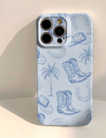 Husa iPhone 15 Pro Max SHEIN, albastru