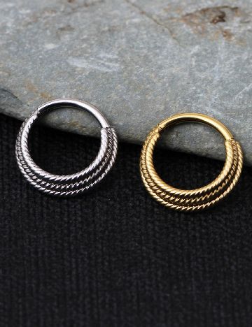 Piercing SHEIN, argintiu