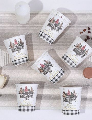 Set pahare, 60 bucati SHEIN, mix culori