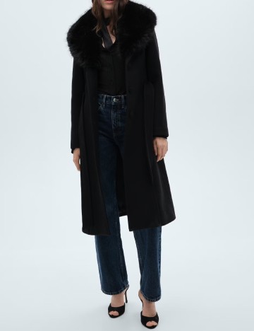 Palton Mango, negru