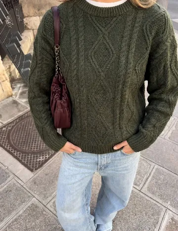 Pulover SHEIN, verde