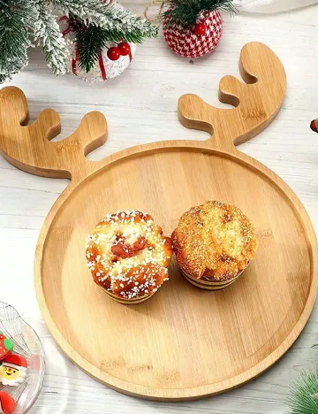 Mini platou, 11 cm SHEIN, maro