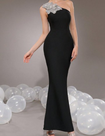 Rochie lunga SHEIN, negru