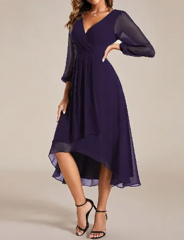 Rochie medie Ever-Pretty, mov