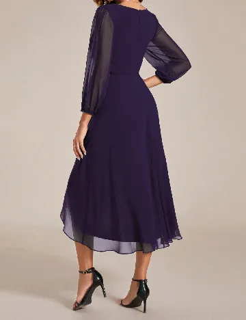 Rochie medie Ever-Pretty, mov