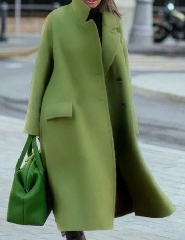 Palton SHEIN CURVE, verde