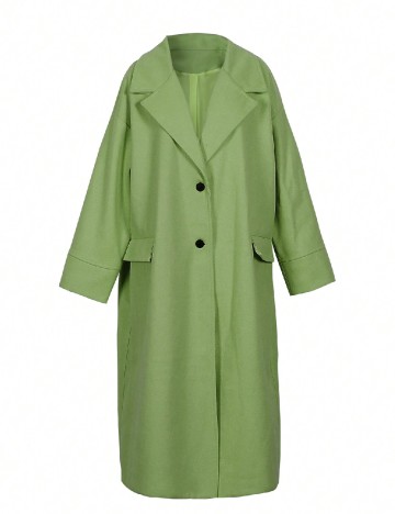 Palton SHEIN CURVE, verde