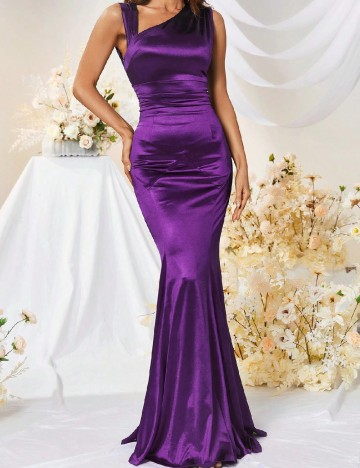 Rochie lunga MUXXN, mov