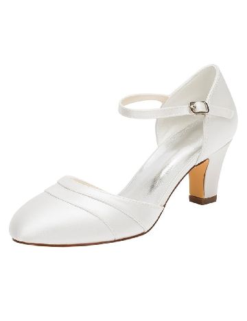 Pantofi Emily Bridal, alb