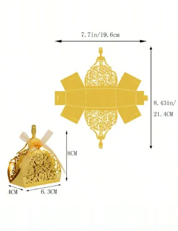 Accesoriu decorativ 10 bucati SHEIN, rosu