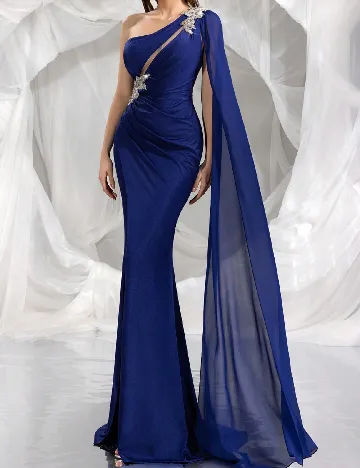 Rochie lunga EONGOA, bleumarin