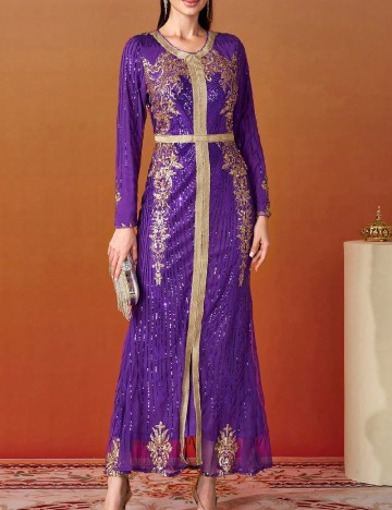 Rochie lunga Miss ord, mov