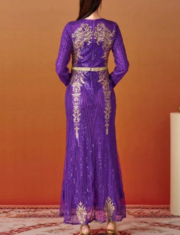 Rochie lunga Miss ord, mov