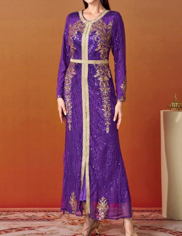 Rochie lunga Miss ord, mov