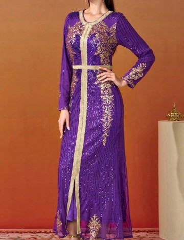 Rochie lunga Miss ord, mov