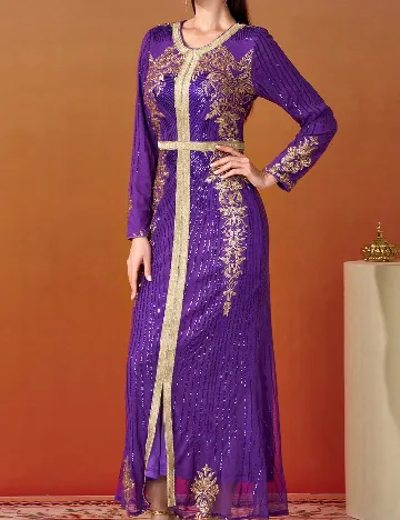 Rochie lunga Miss ord, mov
