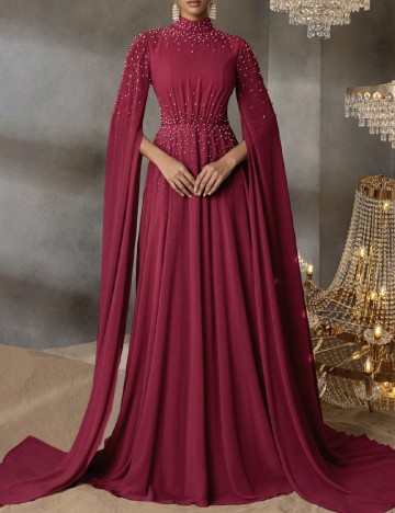 Rochie lunga Faeriesty, visiniu