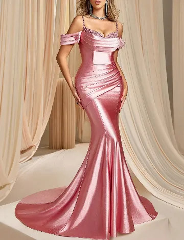 Rochie lunga SHEIN, roz