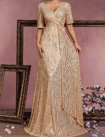 Rochie lunga XUIBOL, crem