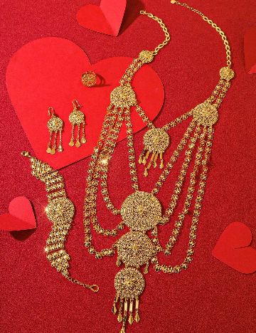 Set bijuterii SHEIN, auriu