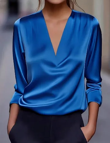 Bluza SHEIN, albastru