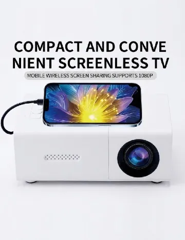 Videoproiector SHEIN, alb