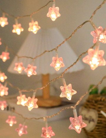 Instalatie LED SHEIN, roz