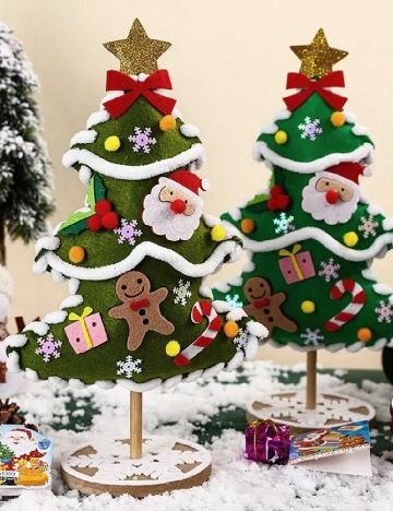Set creatie decoratiune de Craciun SHEIN, mix culori