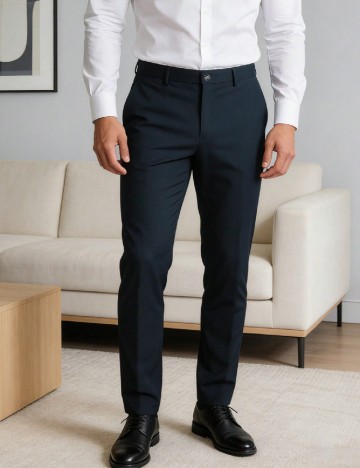 Pantaloni SHEIN, bleumarin inchis