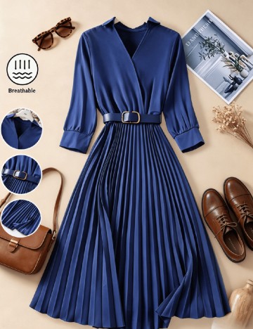 Rochie medie SHEIN, albastru