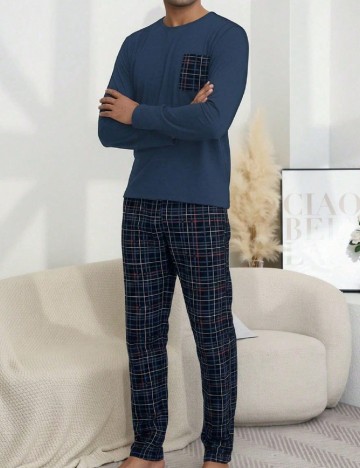 Pijama SHEIN, bleumarin