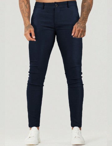 Pantaloni SHEIN, bleumarin