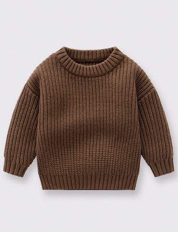 Pulover Shein Kids, maro