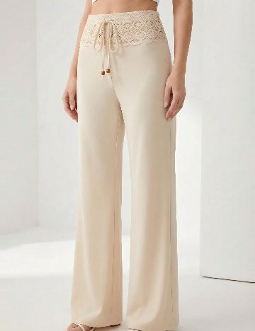 Pantaloni SHEIN, crem